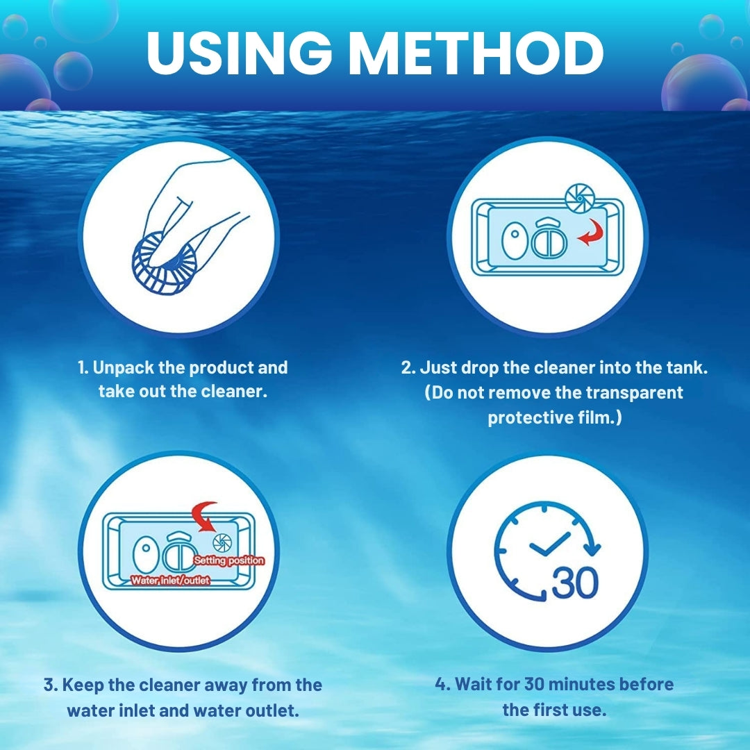 Blue Bubble Toilet Cleaner (Buy 1 Get 1 Free)