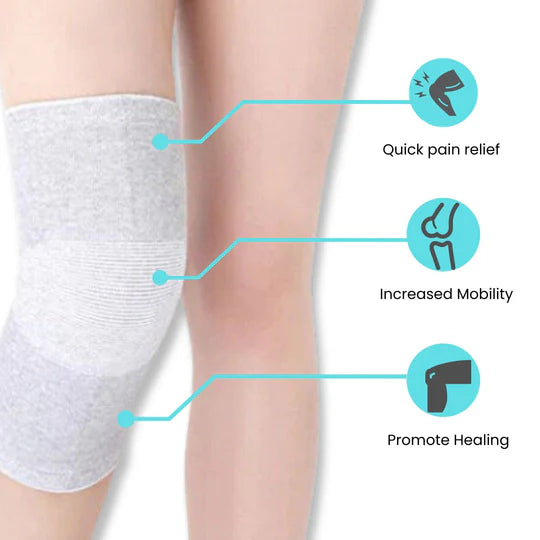 Bamboo Charcoal Elastic Warm Knee Sleeves