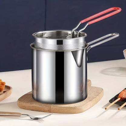 Japanese Deep Fryer Pot with Strainer Basket🍟