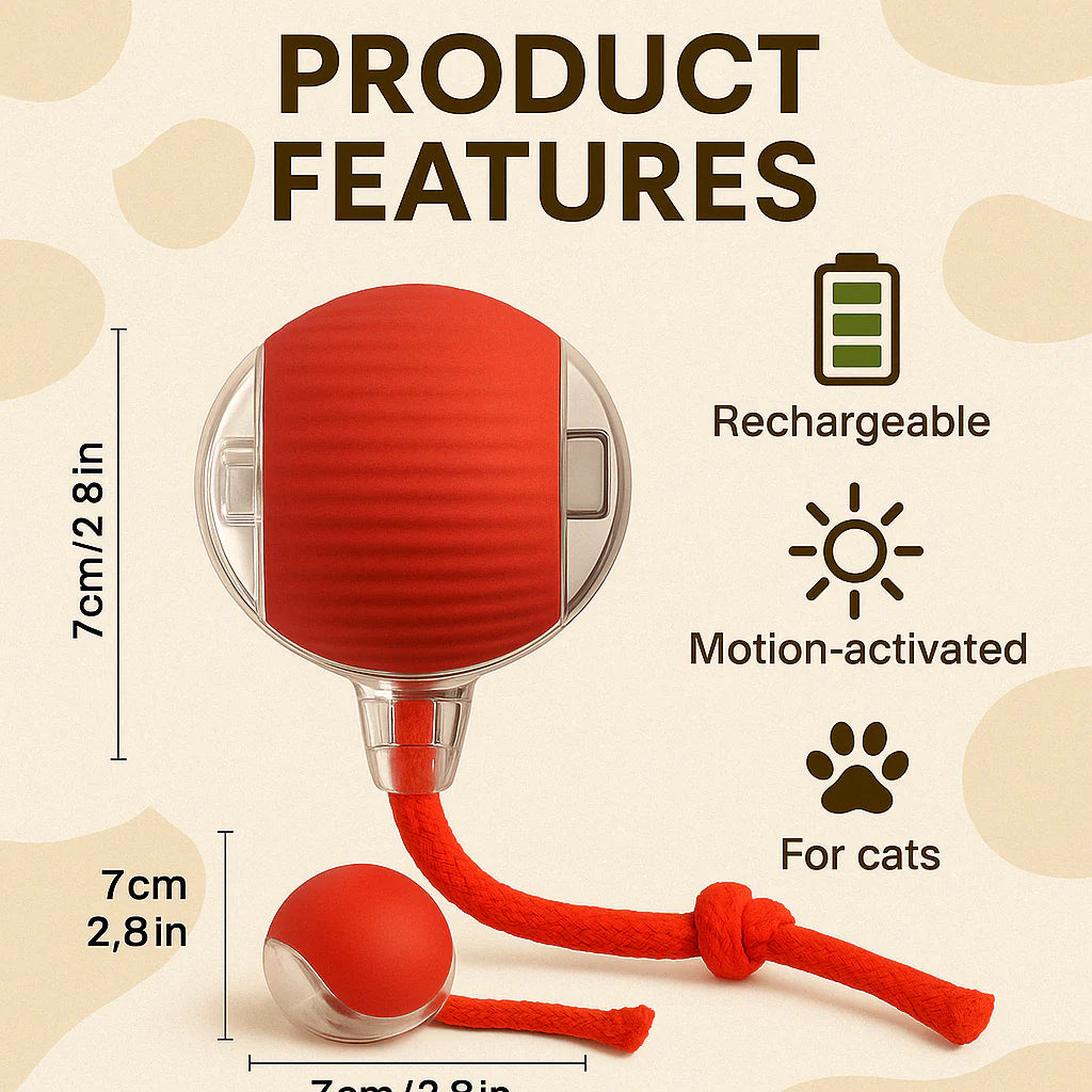 Smart Rolling Pet Ball
