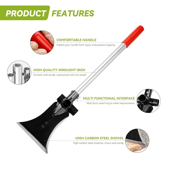 3-in-1 Garden Flat Shovel