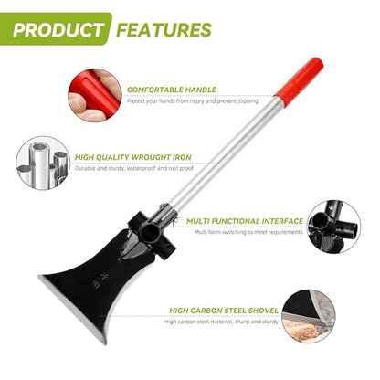 3-in-1 Garden Flat Shovel