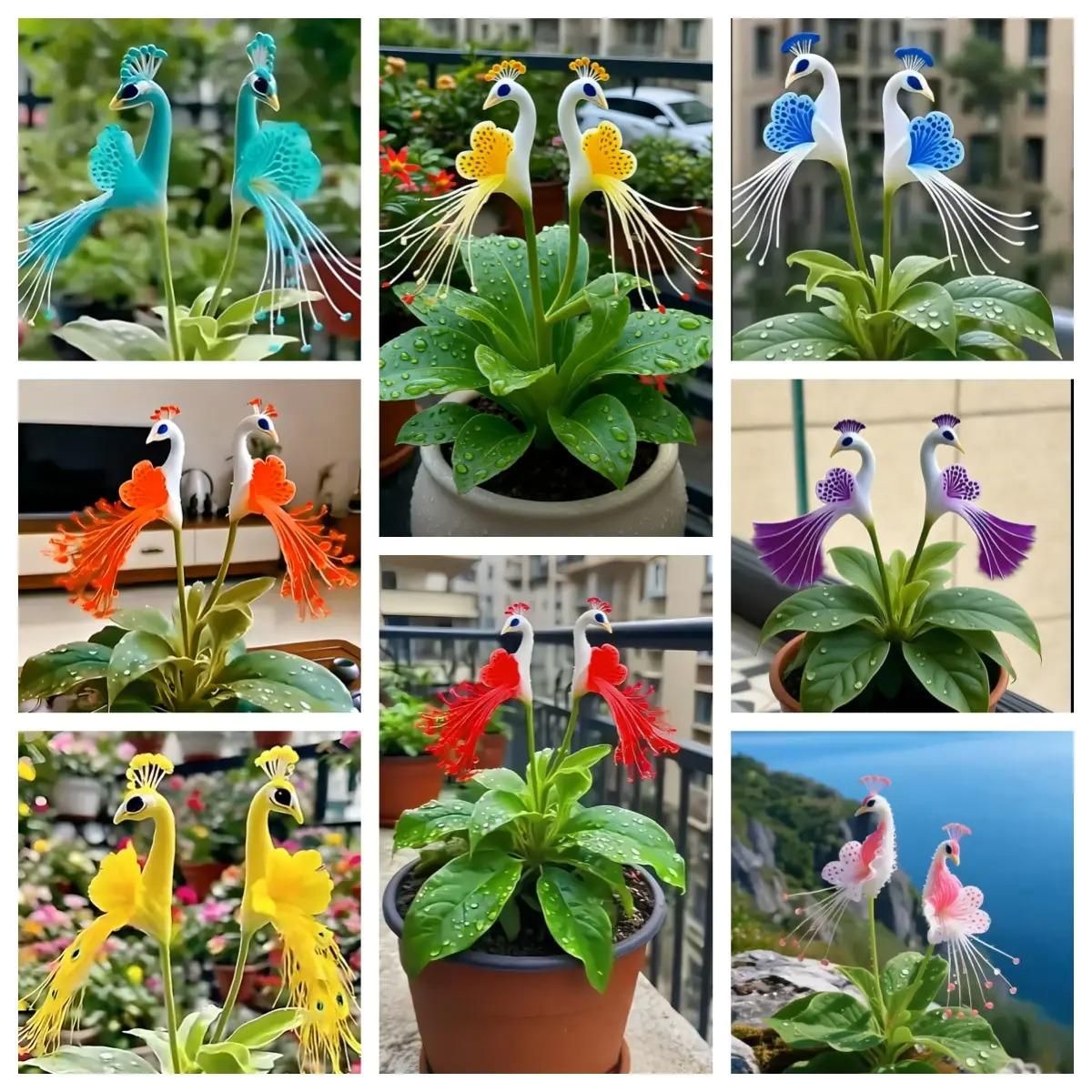Imported Peacock Flower Seeds🌺🌿 + 100g Pot Mix Free(Pack of 2)