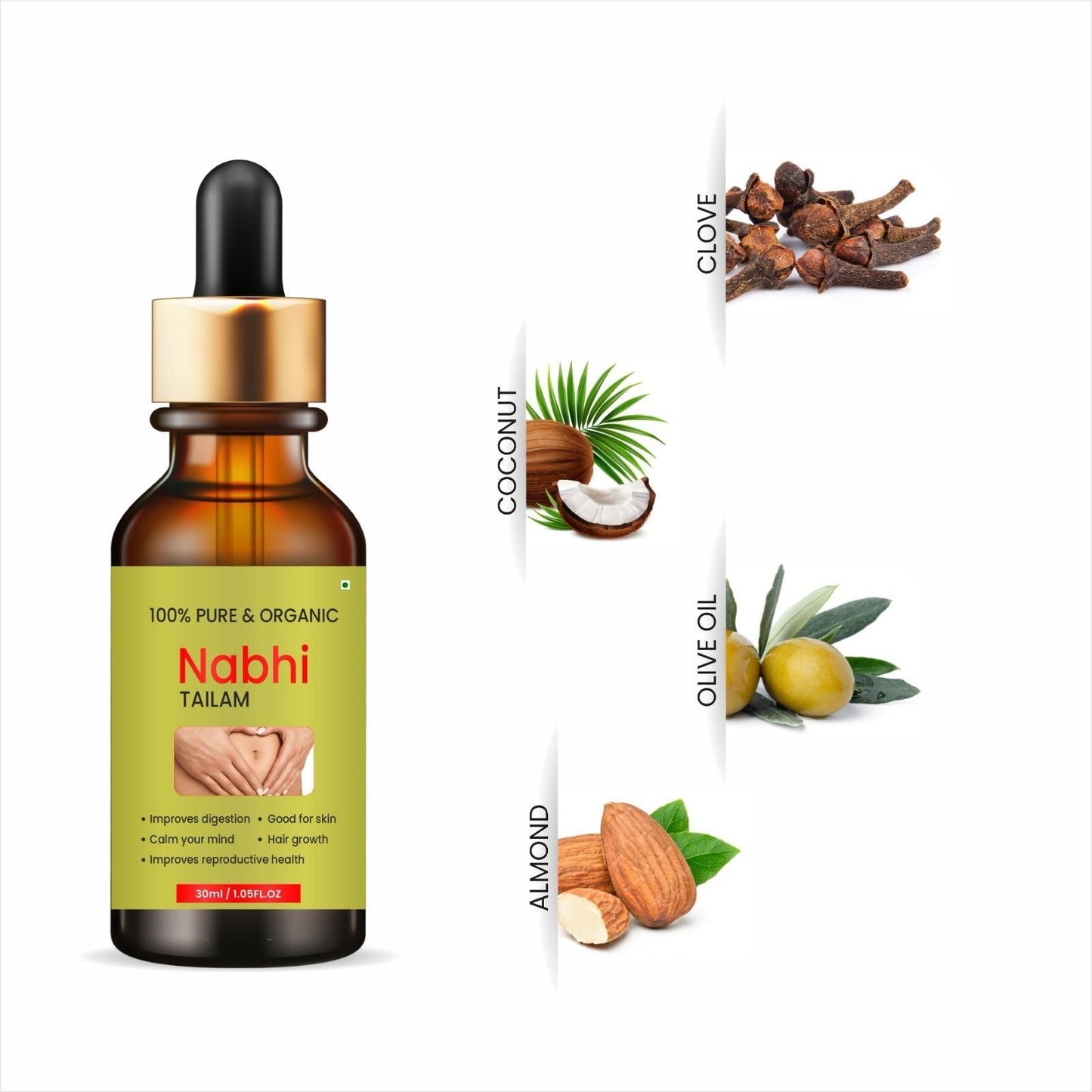 Nabhi Therapy Oil (Buy 1 Get 1 Free)