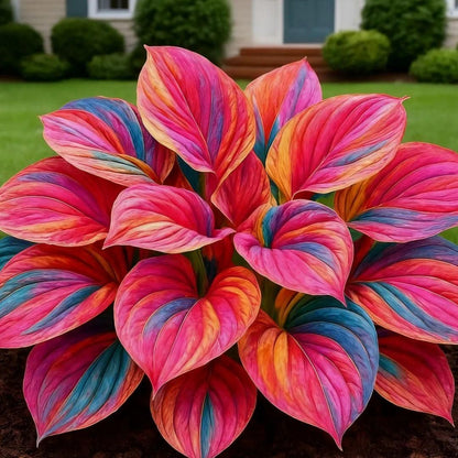 Multicolor Rare Hosta Flowers Seeds + Plant Growth Serum Free