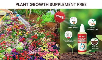 Italian Premium Flower Seeds + FREE Plant Growth Supplement