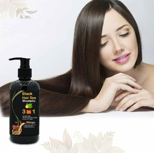 BLOSDREAM Black Hair Shampoo (Pack of 2)