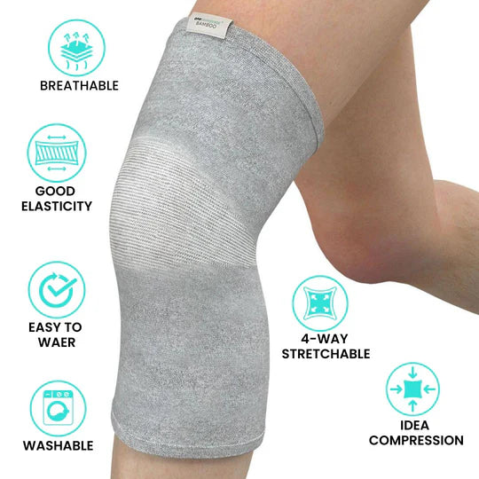 Bamboo Charcoal Elastic Warm Knee Sleeves