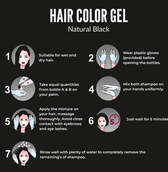 Hair Color Gel (Buy 1 Get 1 Free)
