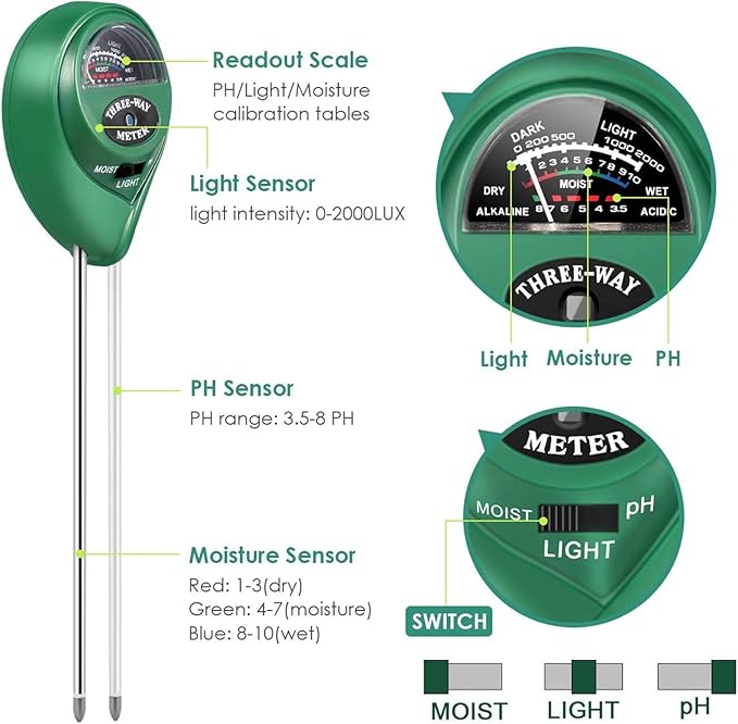 3-in-1 Soil Tester