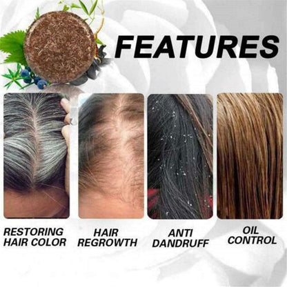 Hair Darkeing Shampoo Bar(Buy 1 Get 1 Free)