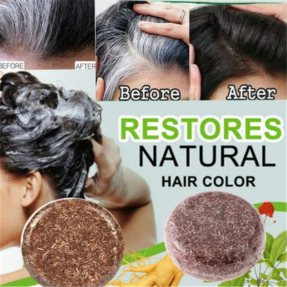 Hair Darkeing Shampoo Bar(Buy 1 Get 1 Free)