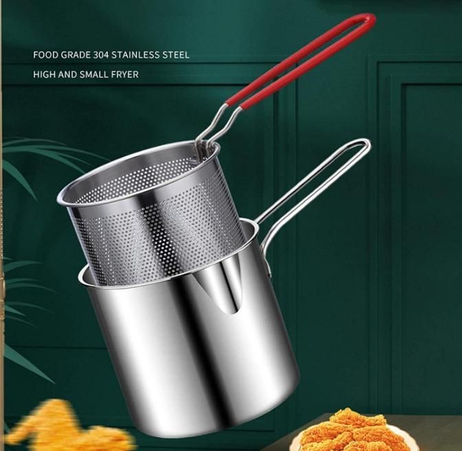 Japanese Deep Fryer Pot with Strainer Basket🍟