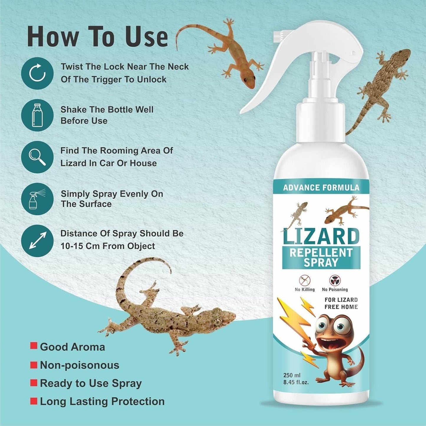 Lizard Repellent Spray (Buy 1 Get Free)