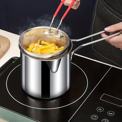 Japanese Deep Fryer Pot with Strainer Basket🍟