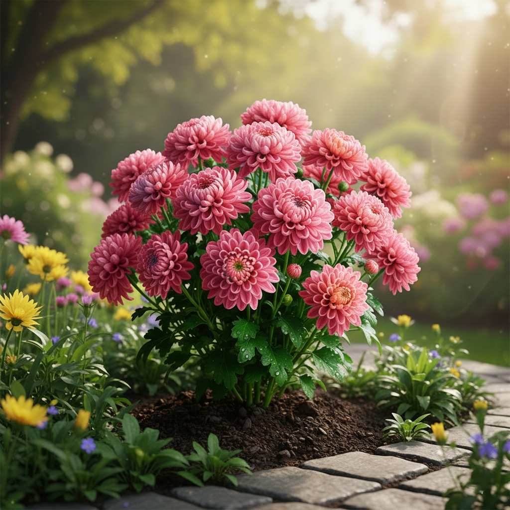 Imported Chrysanthemums Seeds + 100g Organic Pot Mix Free