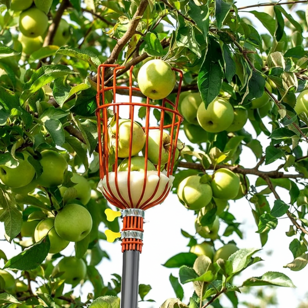 Fruit Picker with Basket
