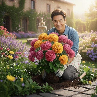 Imported Chrysanthemums Seeds + 100g Organic Pot Mix Free