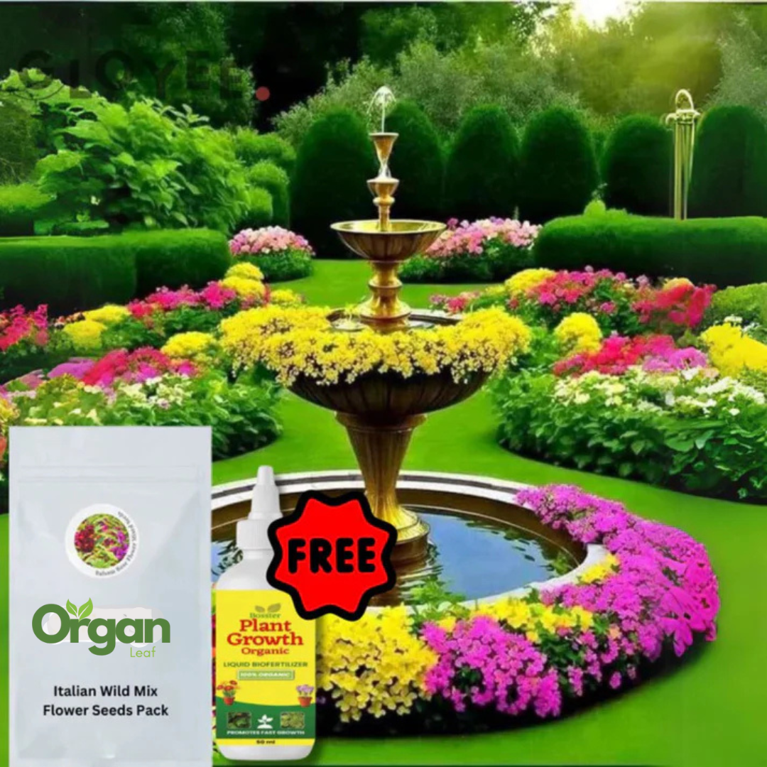 Italian Premium Flower Seeds + FREE Plant Growth Supplement