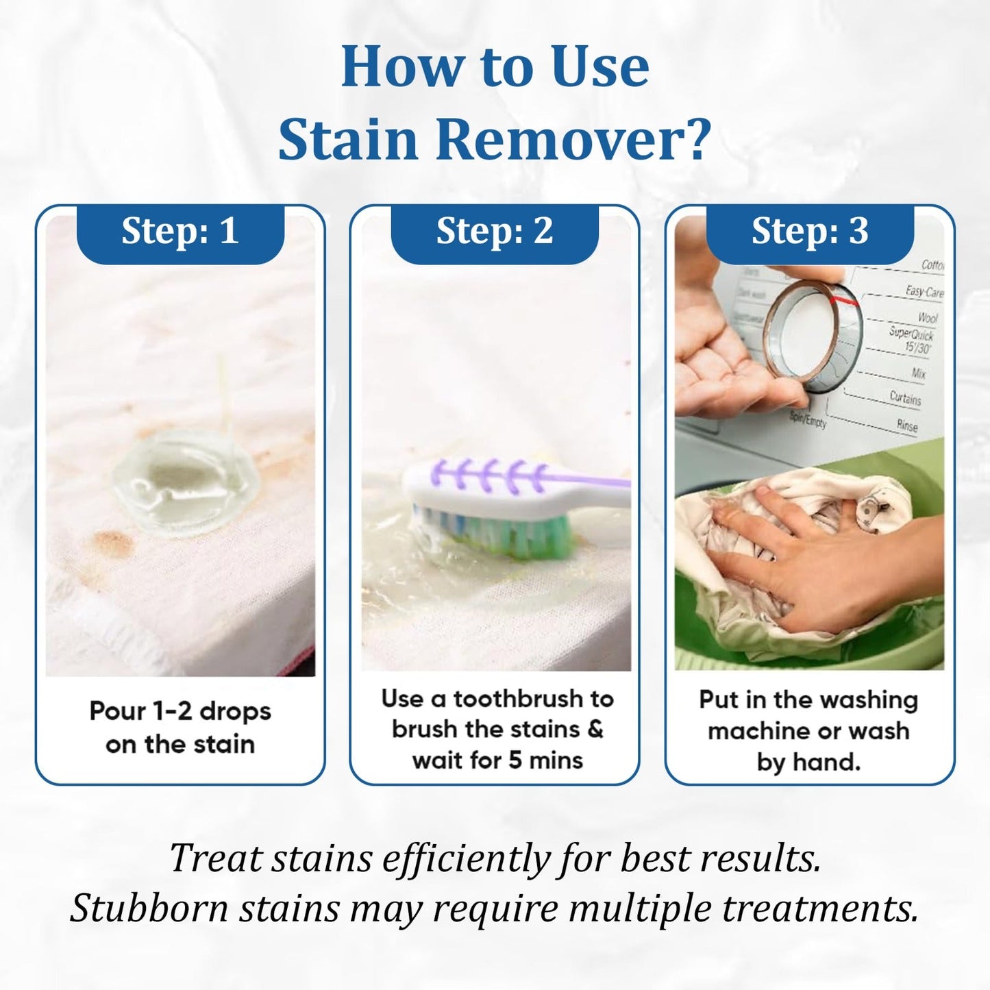 All in One Fabric Stain Remover (Buy 1 Get1 Free)