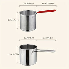 Japanese Deep Fryer Pot with Strainer Basket🍟