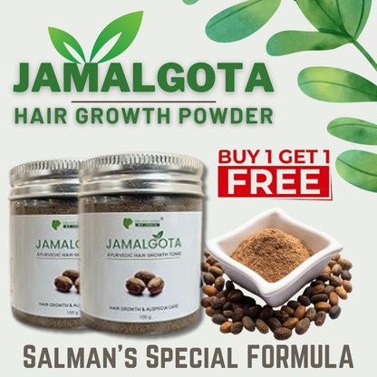 Jamalgota Hair Growth Powder (Buy 1 Get 1 Free)