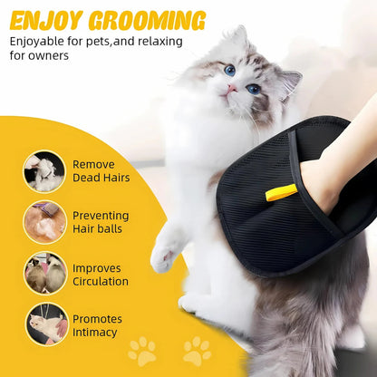 Magic Pet Grooming & Deshedding Glove ( Buy 1 Get 1 Free)