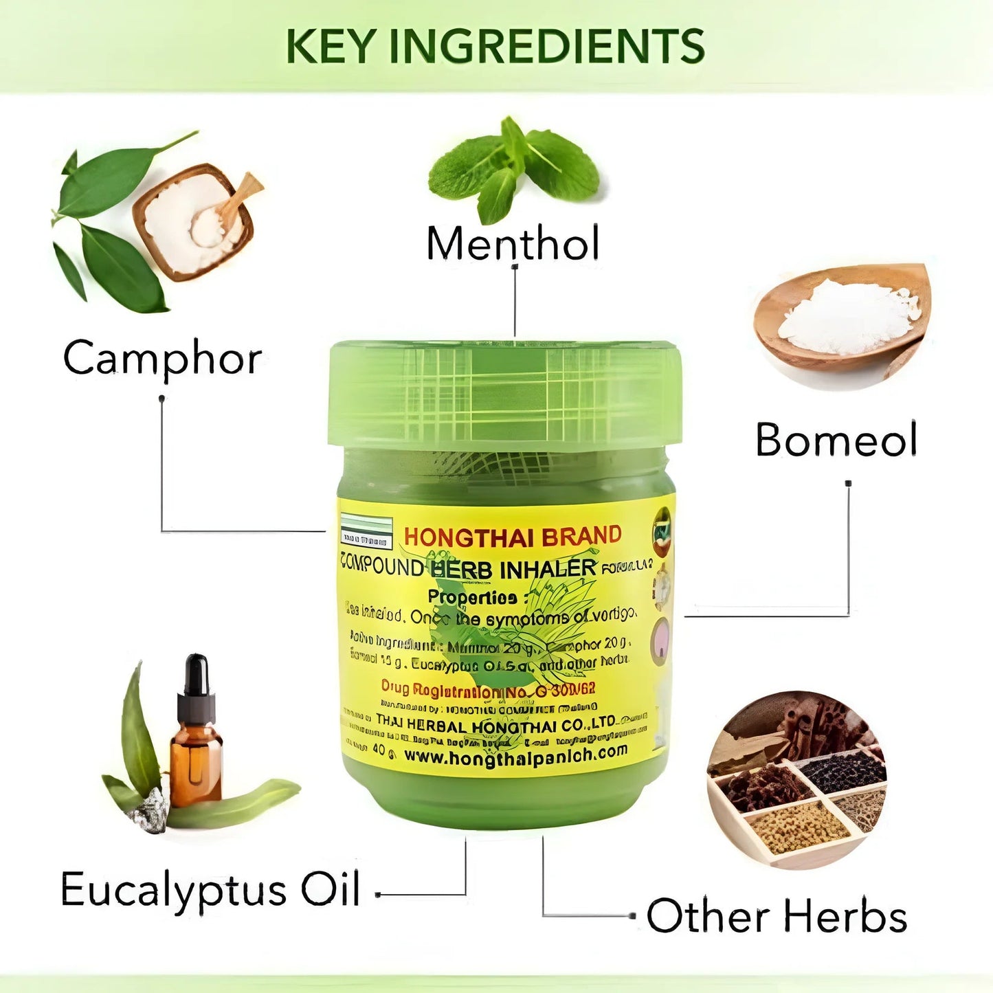 Hong Thai Traditional Herbal Inhaler 🌿🌬️(Buy 1 Get 1 Free)