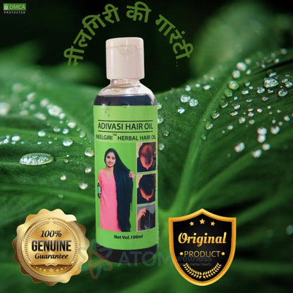 Adivasi Neelgiri Herbal Hair Oil (Buy 1 Get 1 Free)