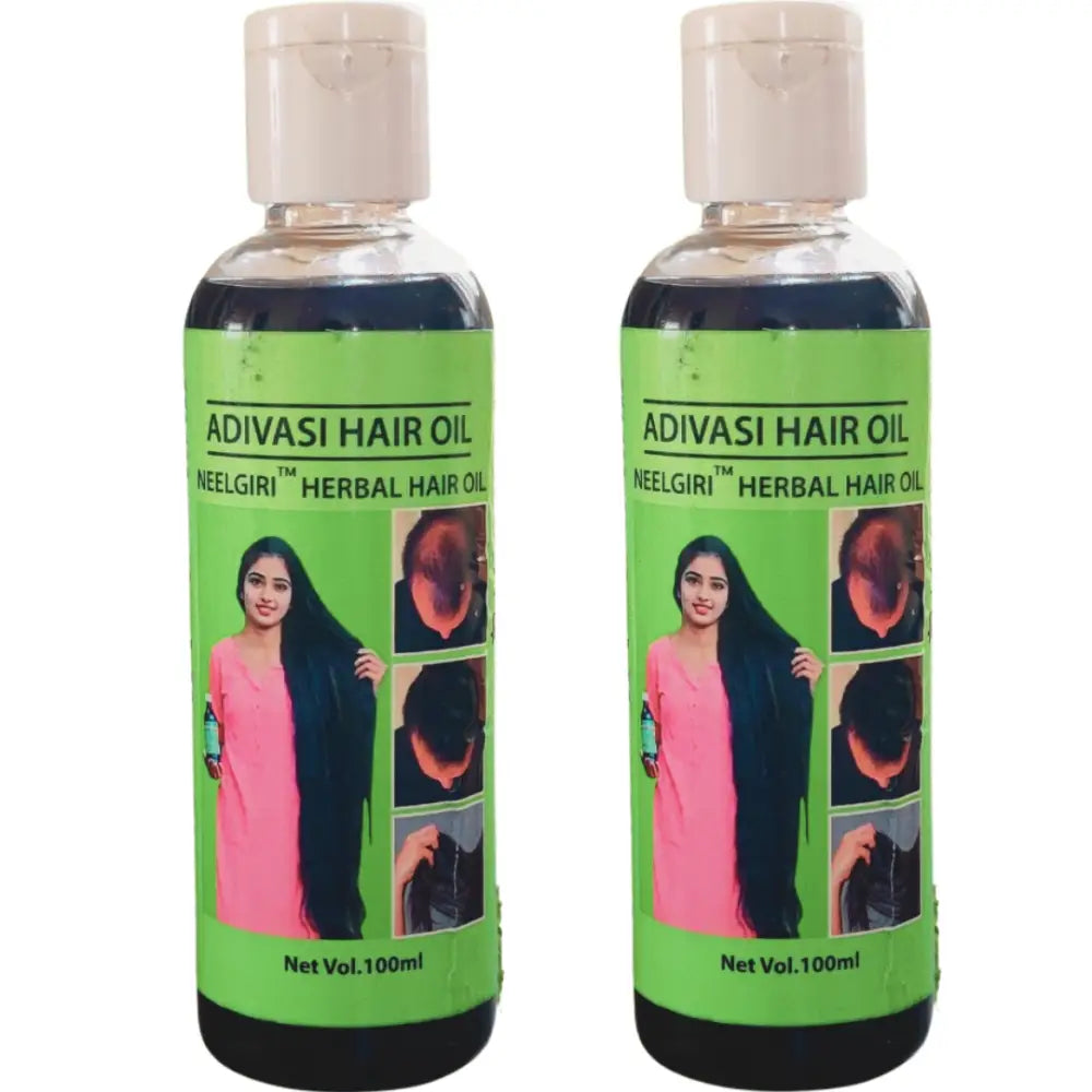 Adivasi Neelgiri Herbal Hair Oil (Buy 1 Get 1 Free)