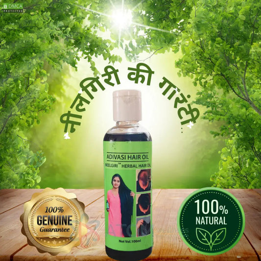 Adivasi Neelgiri Herbal Hair Oil (Buy 1 Get 1 Free)