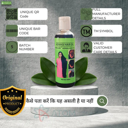 Adivasi Neelgiri Herbal Hair Oil (Buy 1 Get 1 Free)