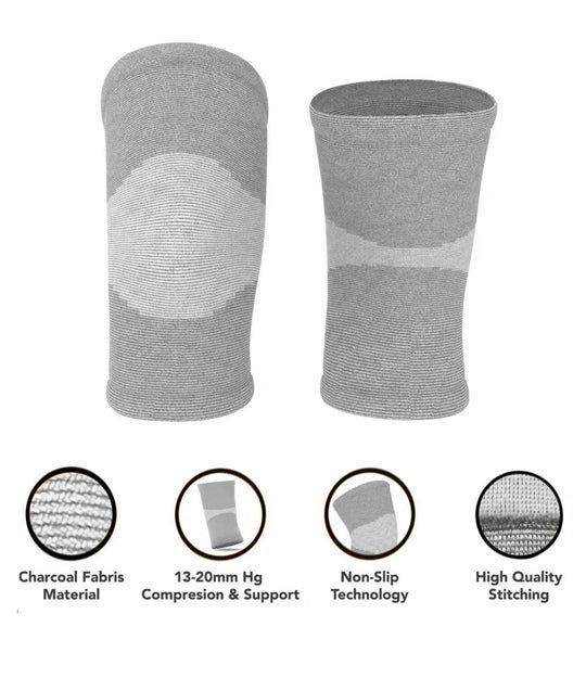 Bamboo Charcoal Elastic Warm Knee Sleeves